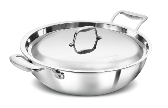 Hawkins Pro 5 Litres Deep-Fry Pan,Silver
