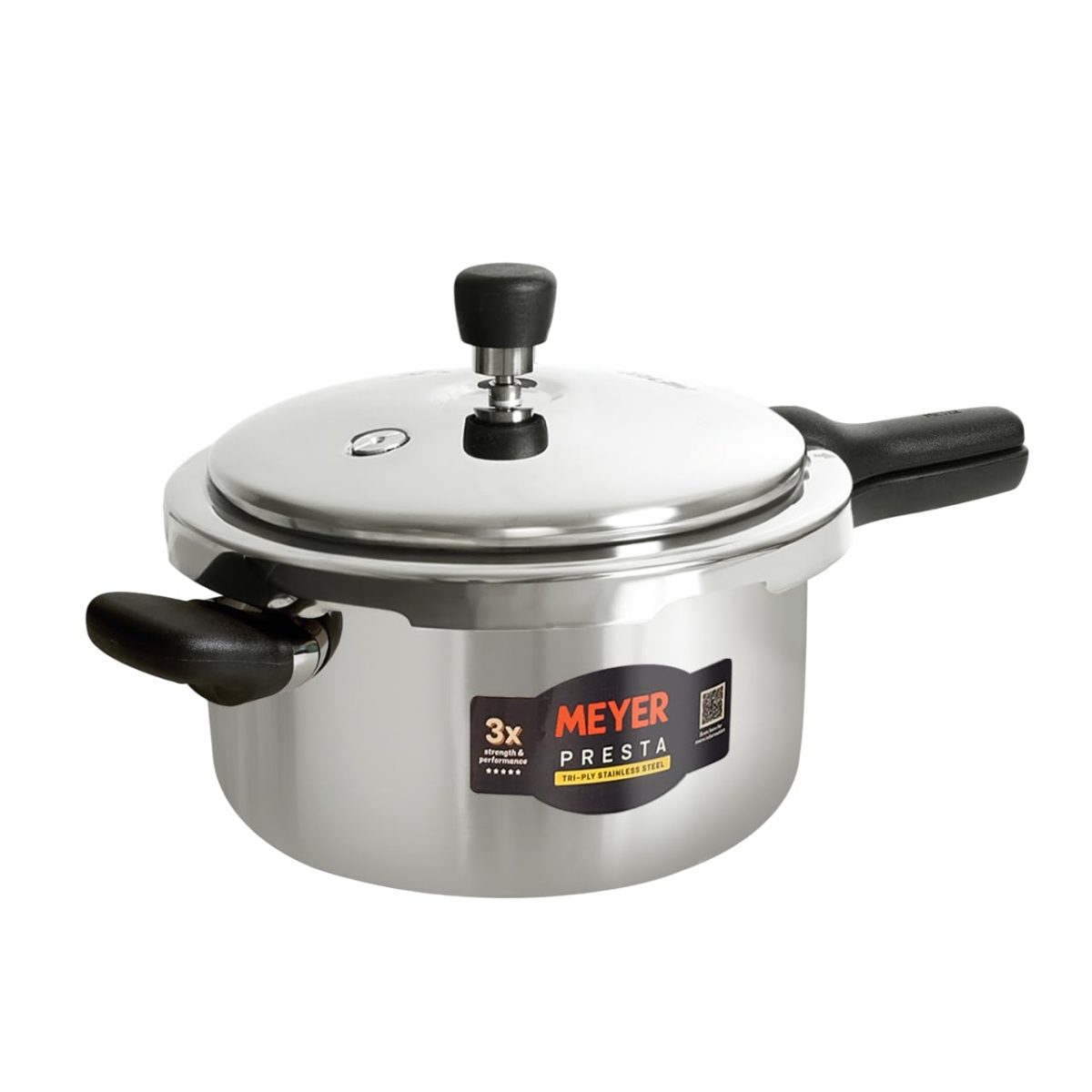 Meyer Presta Triply Pressure Cooker 5.5 Litre | Outer Lid