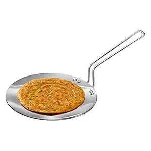 Hawkins Tri-Ply Stainless Steel Tava 22 cm, 3.5mm Induction Compatible.